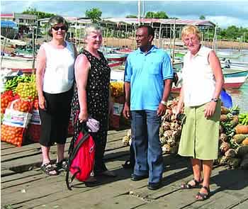 Scarboro missioners Maxine Bell, Barbara White, and Magda VanZyl. Guyana.
