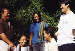 Amina Mambuay with her husband, Nathaniel and their three daughters Lara Angeli, Sarah Adrianne, and Farrah Asleigh.