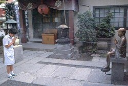 Small Buddhist temples are part of every town and village in Japan