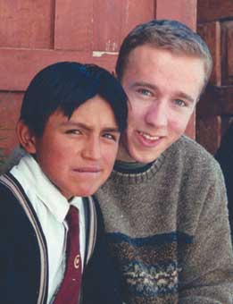 Craig with Justo in Ecuador