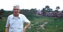 Scarboro missioner Fr. Dan MacNeil in the Dominican Republic where he served for 40 years.