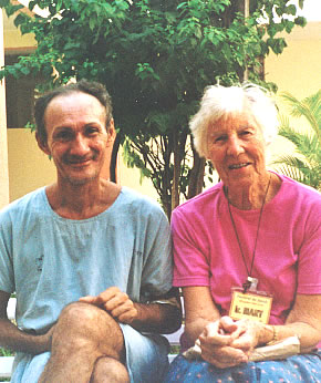 Sr. Mary Hughes ministers to people with AIDS at a community health centre in the city of Fortaleza, Brazil.