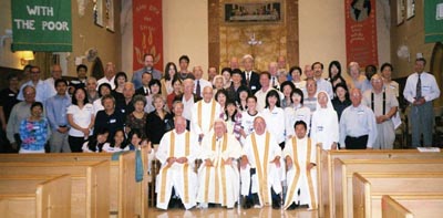 On June 13, 2004, the Toronto Japanese-Catholic Community celebrated its 25th anniversary mass together with lay and priest missioners at Scarboro Missions. Toronto.
