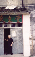 Fr. Ray O’Toole at the door