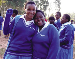 Students at the Marymount School for Girls, Mzuzu, Malawi