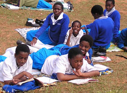 Students at the Marymount School for Girls, Mzuzu, Malawi