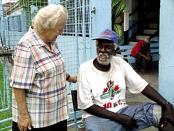 Sr. Doris MacDonell serves the parish community with a special ministry to the sick and elderly.