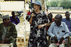 Our Lady's Missionary Sr. Rosemarie Donovan (above) has been an advocate for the physically disabled in Vandeikya province, Nigeria. Through the St. Joseph's Association for the Disabled, established 12 years ago with members of the community, she helps provide assistance for a variety of needs, from physiotherapy, corrective surgery, wheelchairs, walkers or leg braces, to completion of schooling or learning a trade. The Association aims to restore human dignity and increase the mobility of disabled persons so that they become respected members of the community.