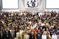 Participants representing all major religious traditions and all regions of the world address the theme, 'Confronting Violence and Advancing Shared Security'. Religions for Peace Eighth World Assembly. Photos credit: Religions for Peace.