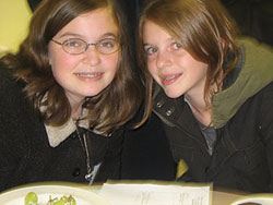 Ashleigh & Stephanie met on the bus on the way to the 2006 Kids4Peace camp and have remained friends.